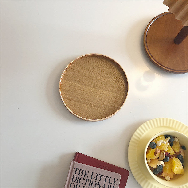 Wood Storage One-Person Food Tray