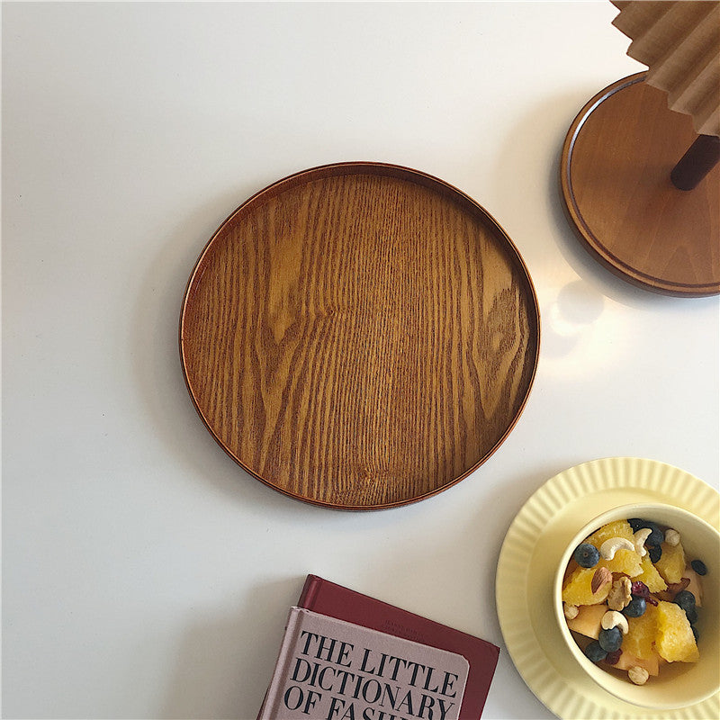 Wood Storage One-Person Food Tray