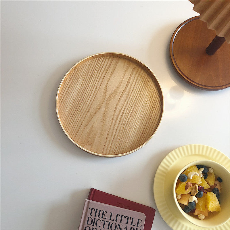 Wood Storage One-Person Food Tray