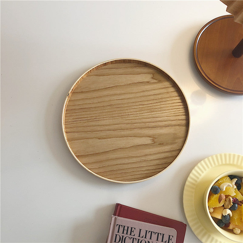 Wood Storage One-Person Food Tray