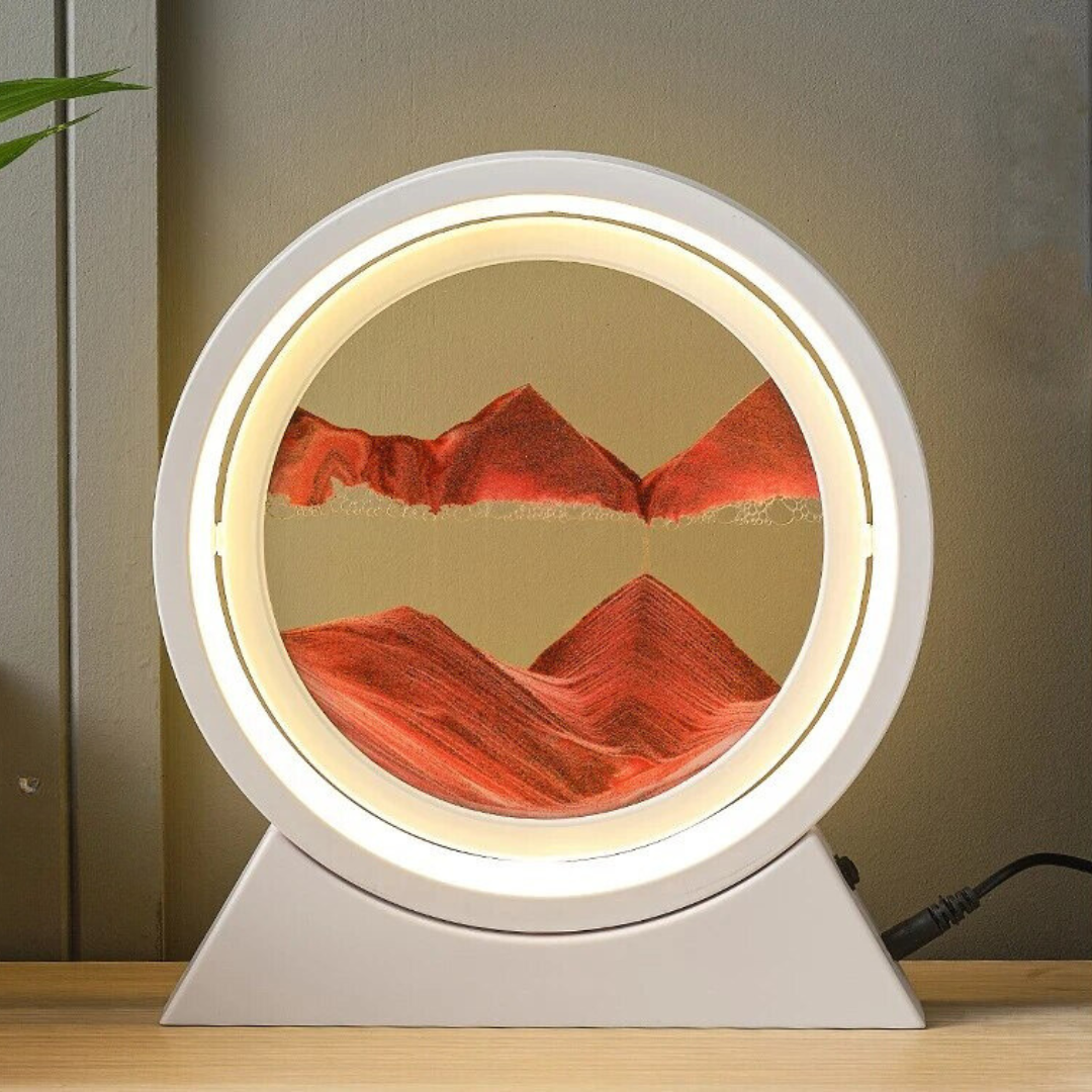 The Dawn - Rotating LED Sand Art Lamp
