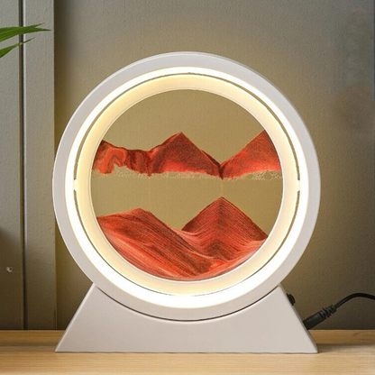 The Dawn - Rotating LED Sand Art Lamp