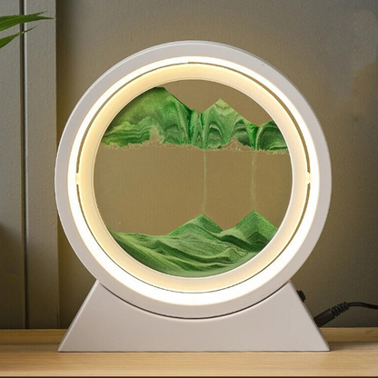 The Dawn - Rotating LED Sand Art Lamp