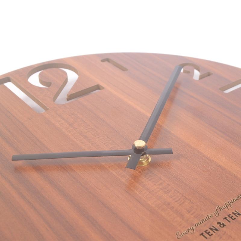 Modern Visions Wooden 3D Wall Clock