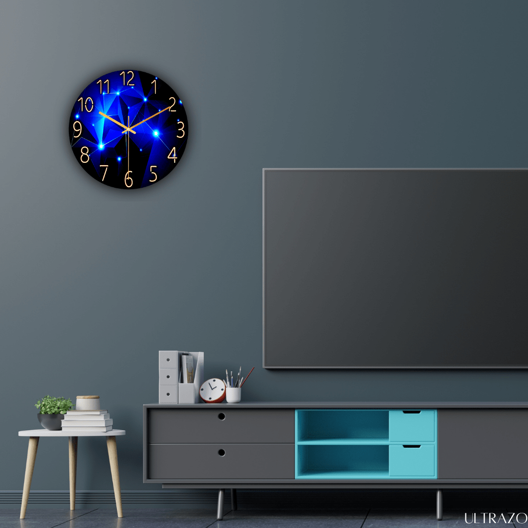 Modern Visions Geometric Wall Clock